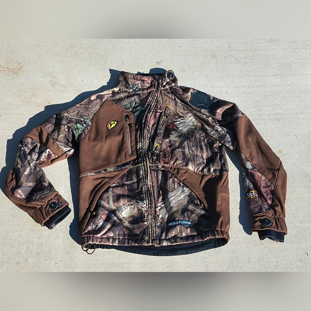 Mossy Oak Brown Camouflage Puffer Jacket